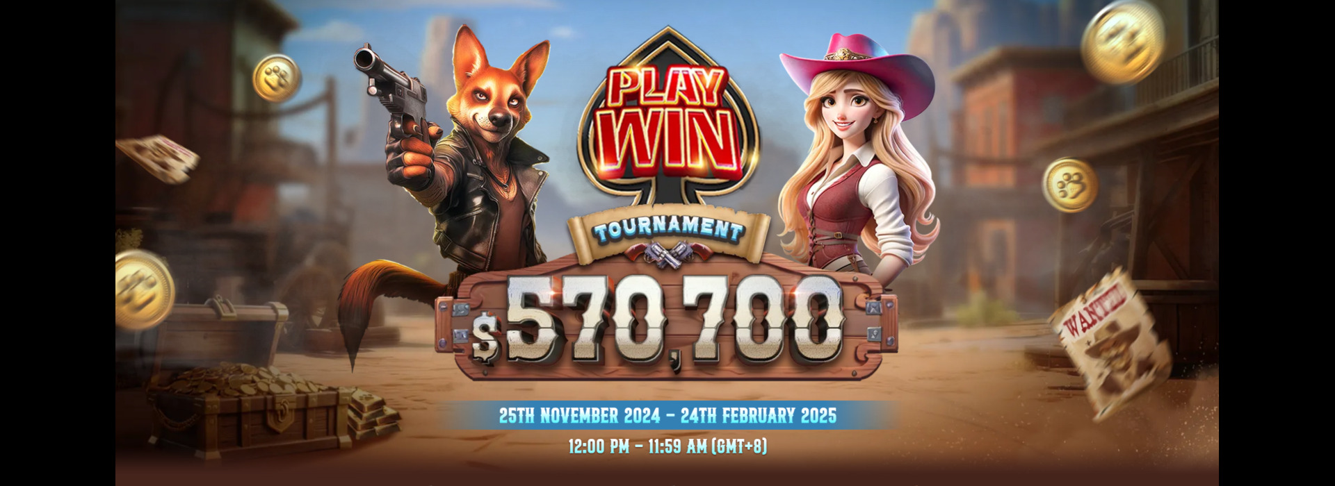  Spadegaming Play & Win Tournament